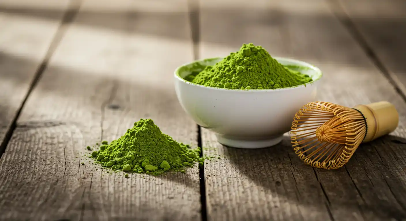 green tea matcha powder