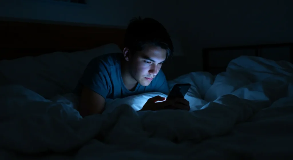 late-night scrolling