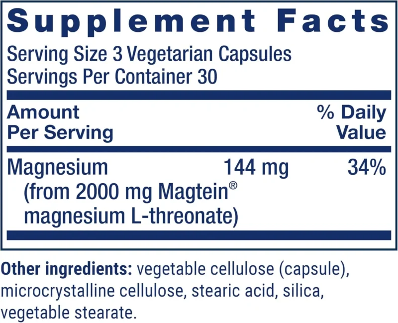 Life Extension Neuro Mag, Magnesium L-Threonate