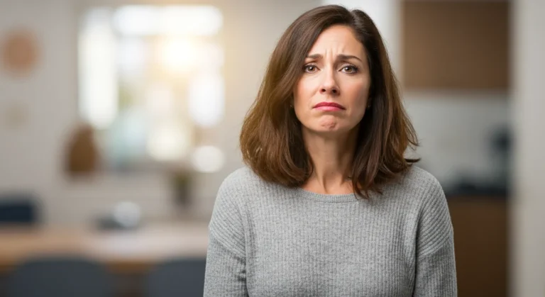 a woman with brain fog