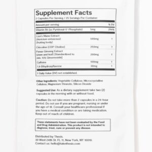 thesis nootropic