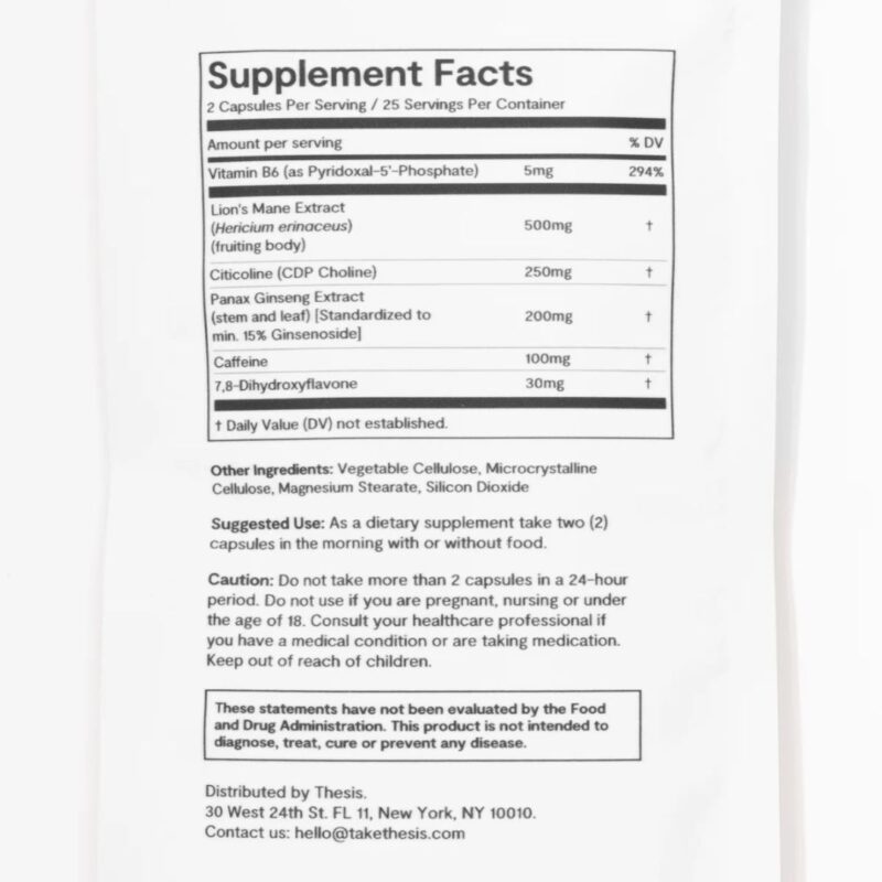 thesis nootropic