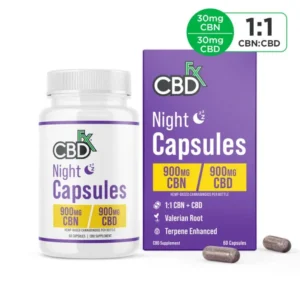 cbdfx night capsules