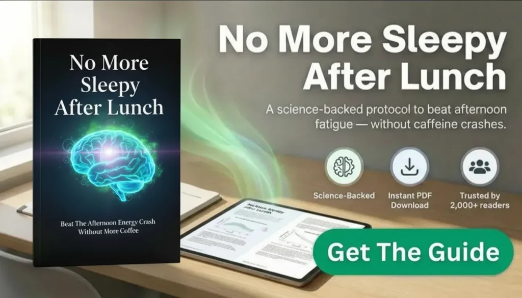 No More Sleepy After Lunch